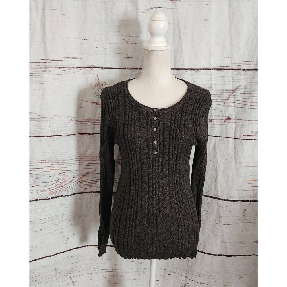 Sundance Echo Beauty Henley Sweater Size Medium NWT